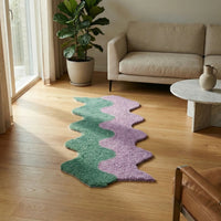 Abstrakter Farbblock-Teppich - ColorRipple