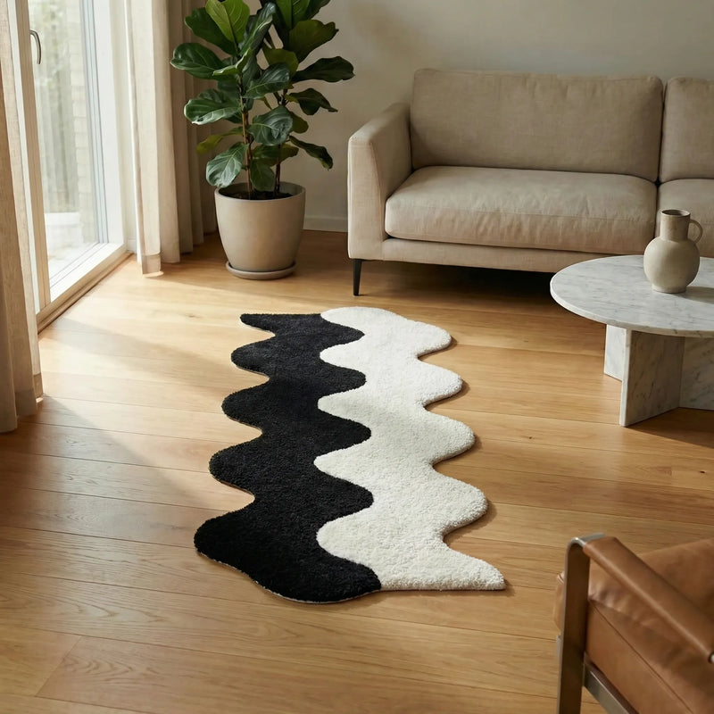 Abstrakter Farbblock-Teppich - ColorRipple