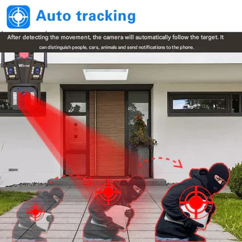 10K WLAN-Sicherheitskamera mit 20MP, 20-fachem Zoom – DualGuard Ultra 10K