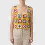 Ärmelloses Häkel-Crop-Top - Silvia
