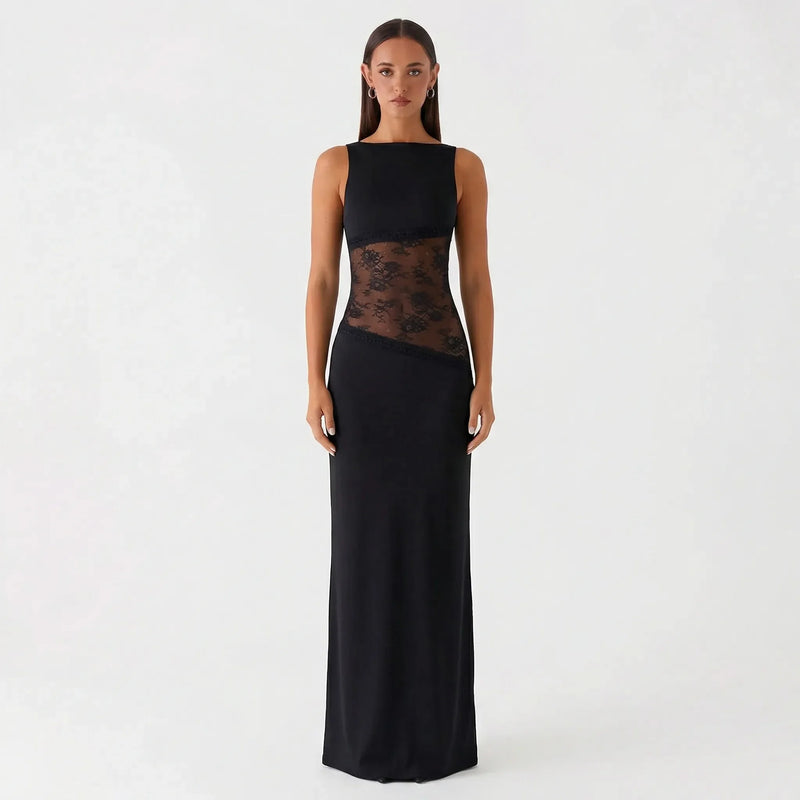 Ärmelloses Maxi Abendkleid - Lilith