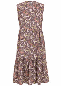 Ärmelloses Midikleid Mit Stufenrock - Dana