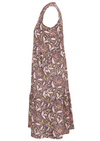 Ärmelloses Midikleid Mit Stufenrock - Dana