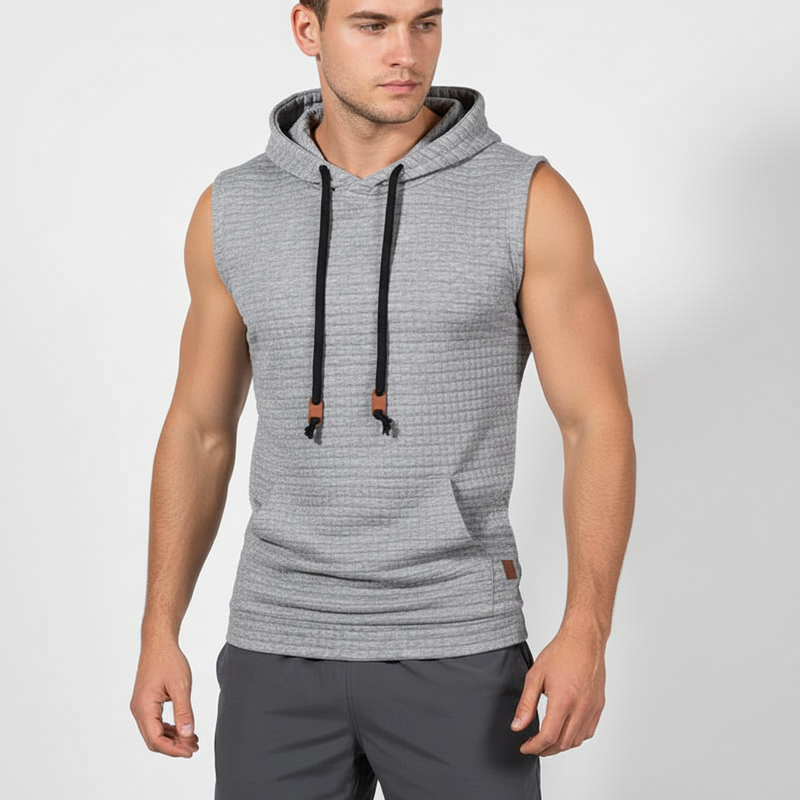 Ärmelloses Sportshirt Mit Kapuze - Hoodryve 