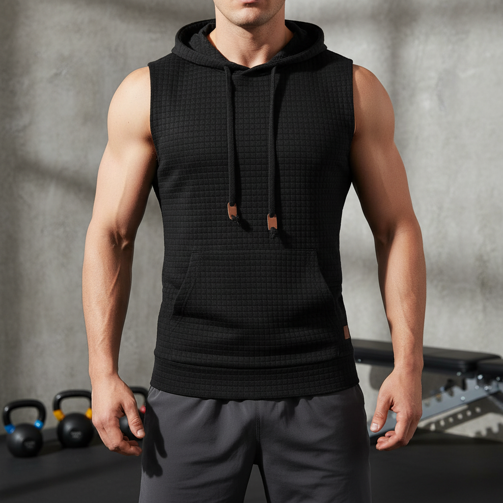 Ärmelloses Sportshirt Mit Kapuze - Hoodryve 