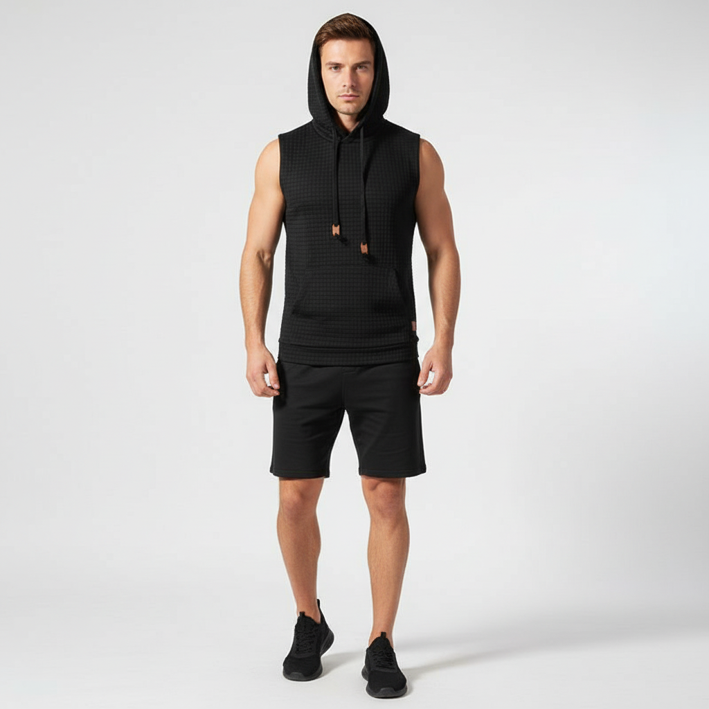 Ärmelloses Sportshirt Mit Kapuze - Hoodryve 