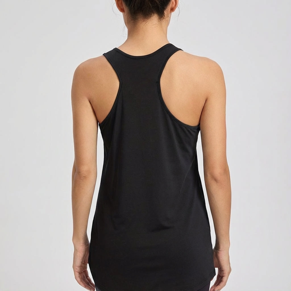 Ärmelloses Sporttop Aus Elastikstoff - Claire