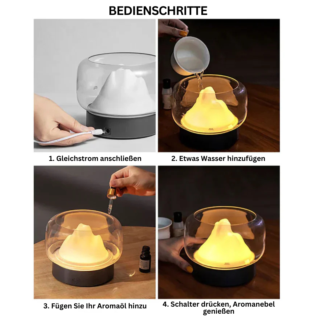 Luxus-Aromadiffuser mit LED-Beleuchtung – AromaGlow