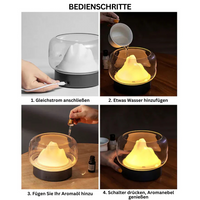 Luxus-Aromadiffuser mit LED-Beleuchtung – AromaGlow