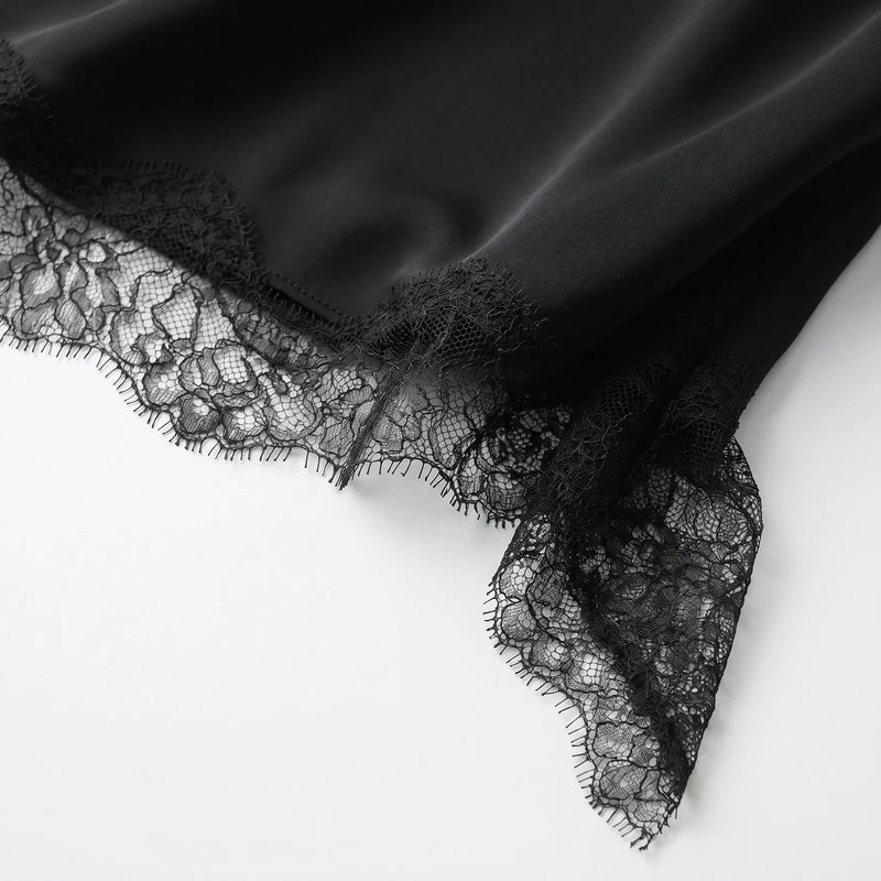 Asymmetrisches Slipkleid Mit Transparenten Details -  Mable
