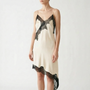 Asymmetrisches Slipkleid Mit Transparenten Details -  Mable
