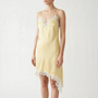 Asymmetrisches Slipkleid Mit Transparenten Details -  Mable