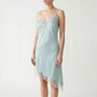 Asymmetrisches Slipkleid Mit Transparenten Details -  Mable
