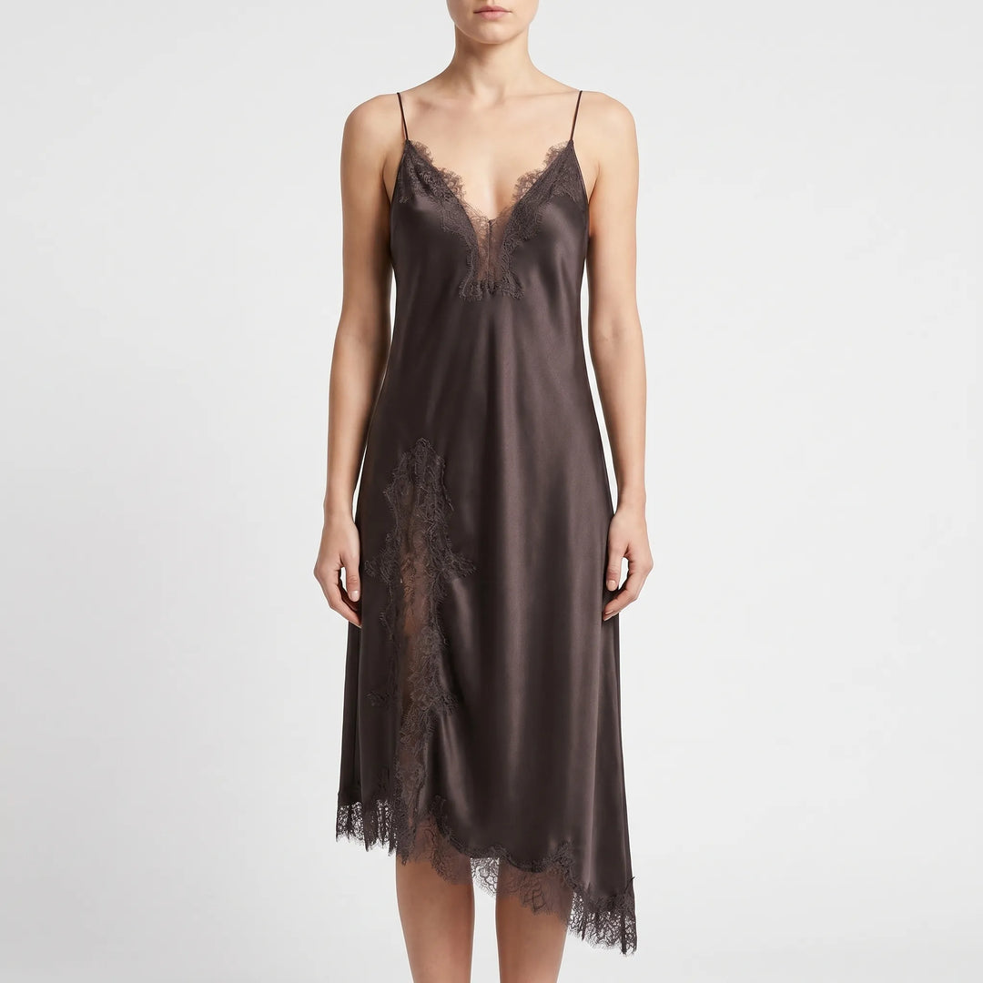Asymmetrisches Trägerkleid -  Esther