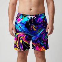 Auffällige Badeshorts Mit Grafikprint - Cameron