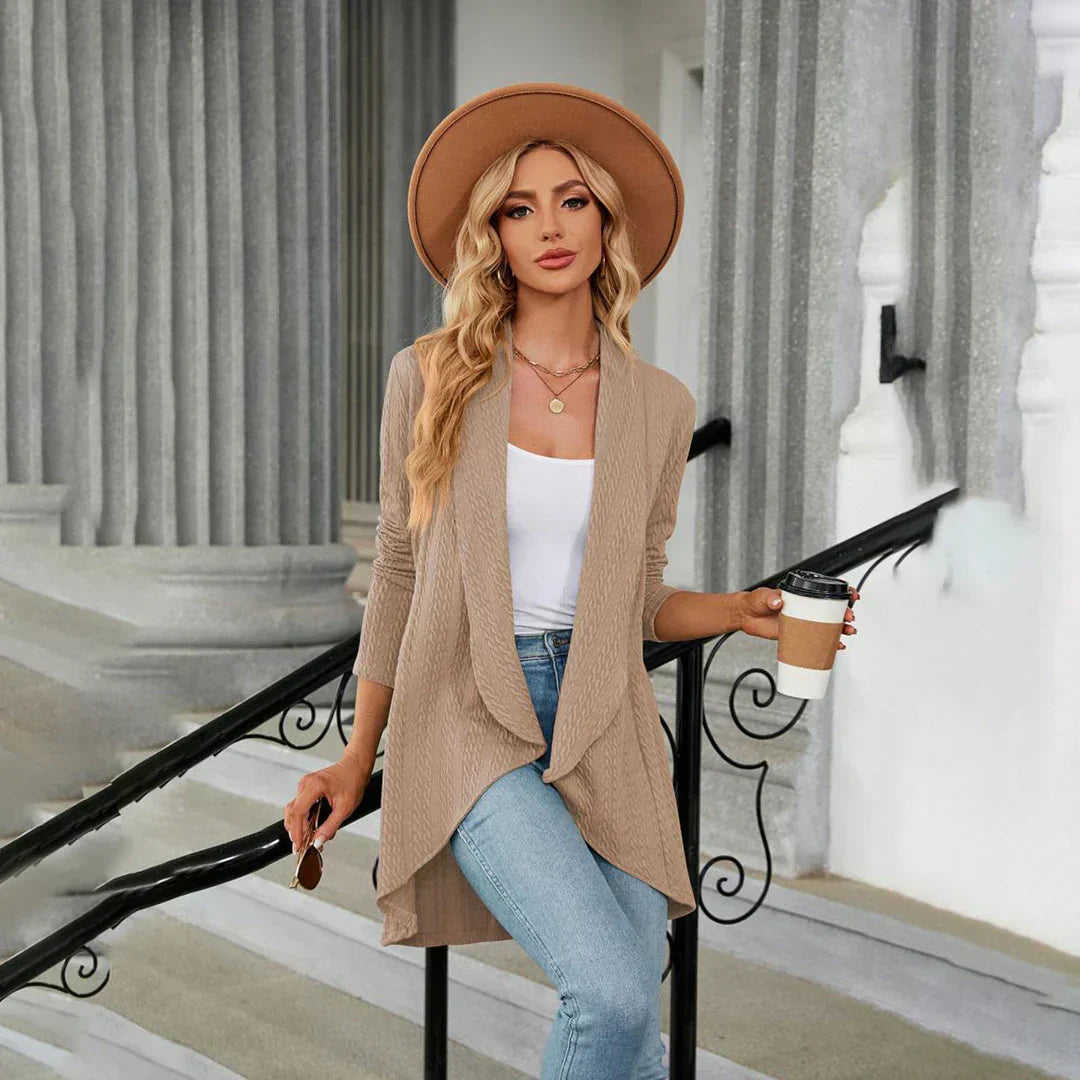 Strickjacke für Damen mit offener Passform – Aurora