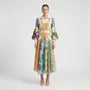 Ausgestelltes Midi-Kleid Mit Grafischem Allover-Print - Natasha