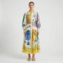 Ausgestelltes Midi-Kleid Mit Grafischem Allover-Print - Natasha