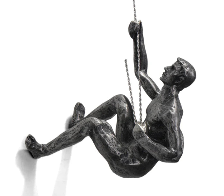Bergsteiger-Wandskulptur – PeakFigures