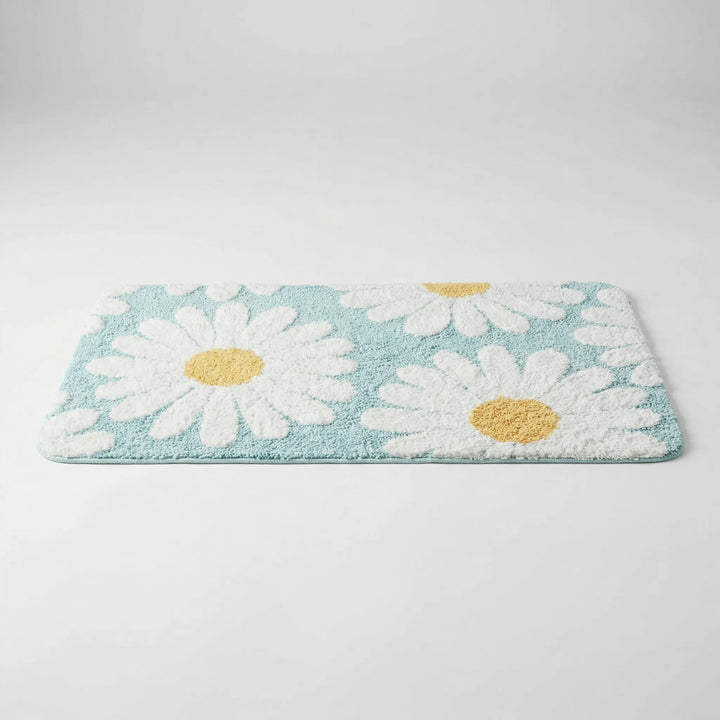 Badematte Mit Gänseblümchen - Blumora