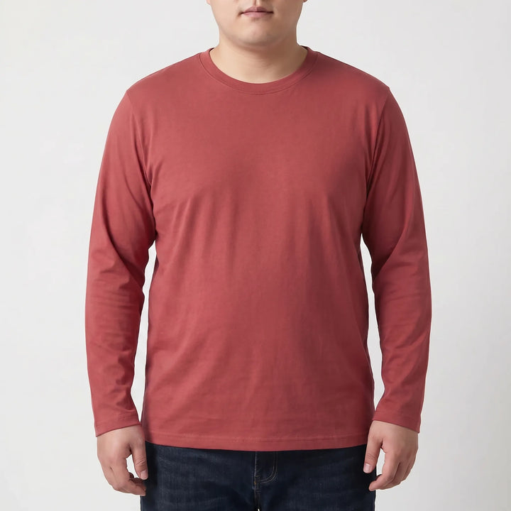Basic Langarmshirt Mit Rundhalsausschnitt - Josh