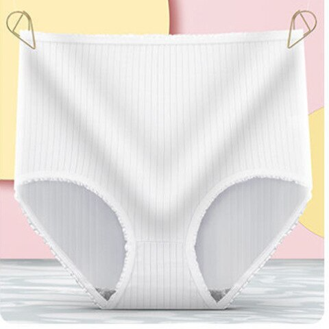 Leckfreie Unterwäsche mit hohem Taillenbund – Camille (8er-Pack)
