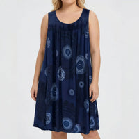 Bedrucktes Strandkleid In Plus-Size - Christie