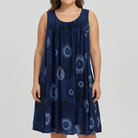 Bedrucktes Strandkleid In Plus-Size - Christie
