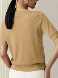 Frühjahrs-Pullover mit kurzen Ärmeln – Mira