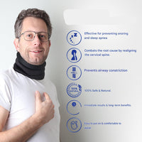 Ergonomische Nackenstütze gegen Schnarchen – Dormiva