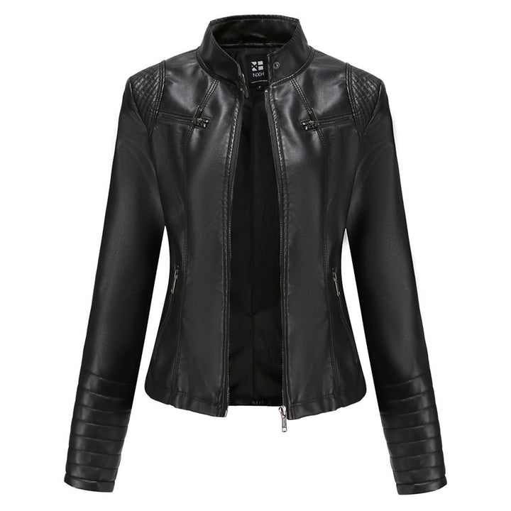 Stylisches Leder Damenjack – Elin