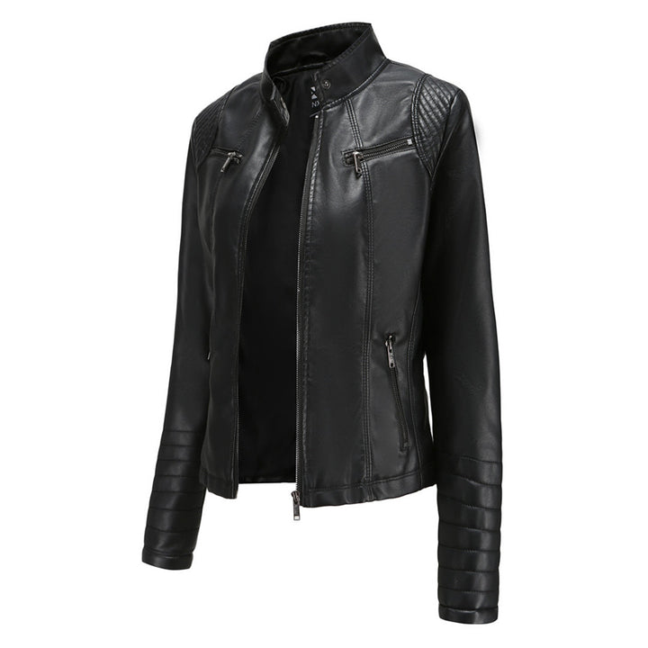 Stylisches Leder Damenjack – Elin