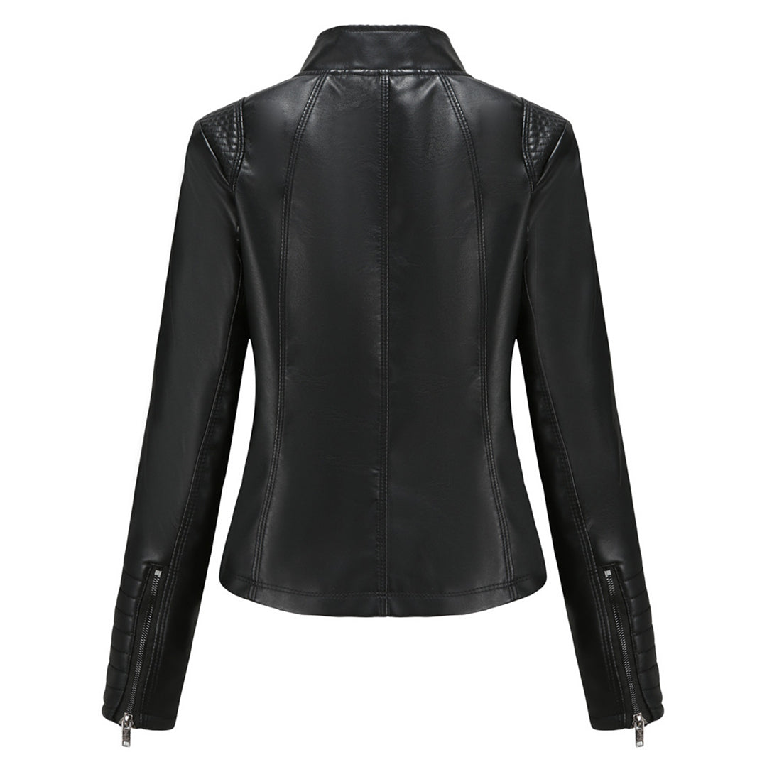 Stylisches Leder Damenjack – Elin