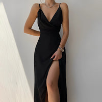 Stilvolles Spaghetti-Träger Kleid – Elara