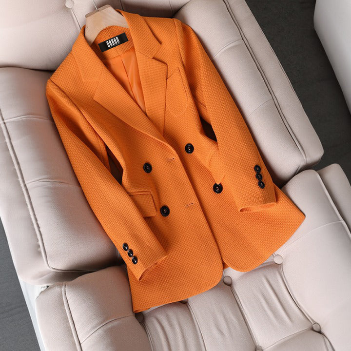 Damen Blazer mit Karomuster für den Herbst – Isabelle