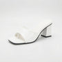 Block Heel Open-Toe Mule Sandal - Irene
