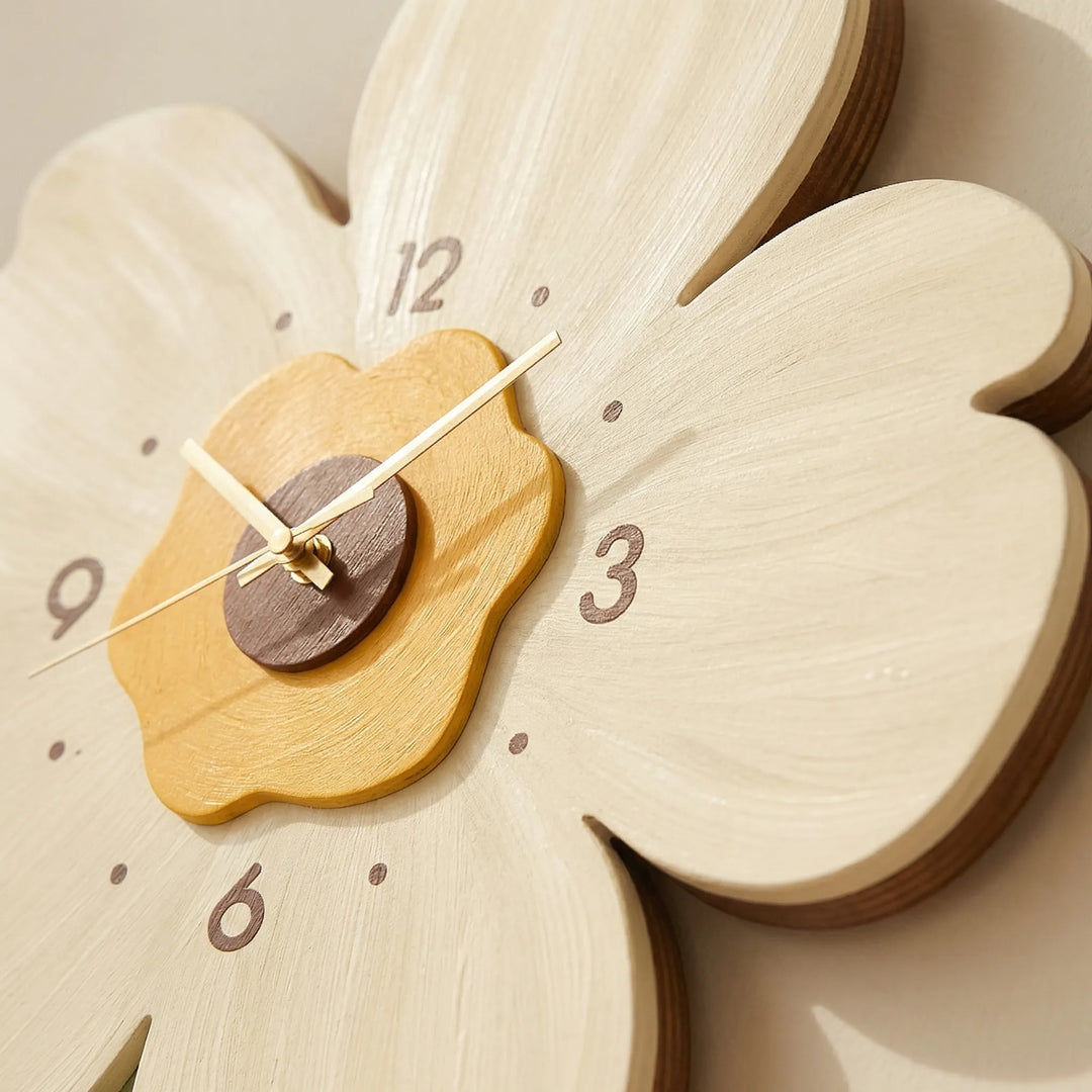 Blumenförmige Wanduhr - Florielle
