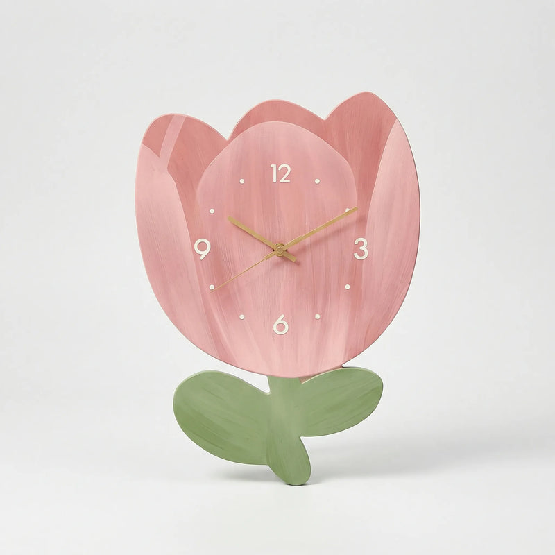 Blumenförmige Wanduhr - Florielle