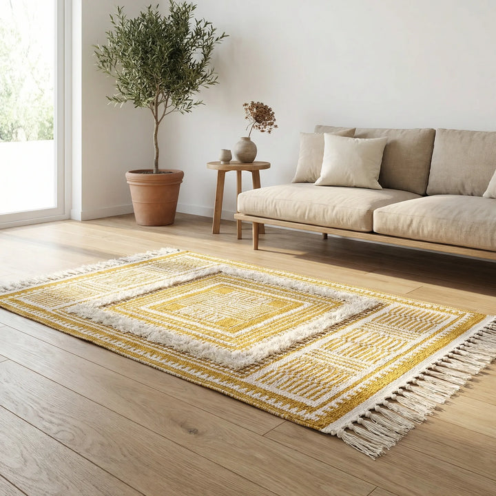Boho-Teppich Mit Fransen - Bohemora
