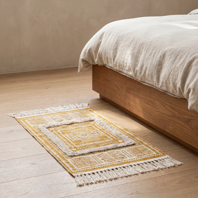 Boho Teppich Mit Fransen - Frinova