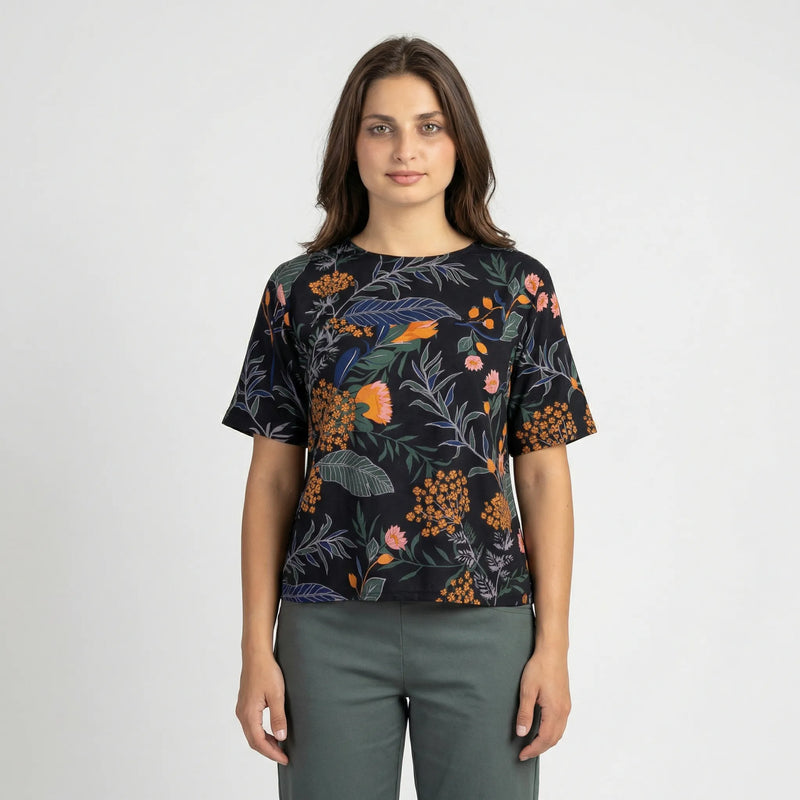 Botanisch Gemustertes Shirt - Josy