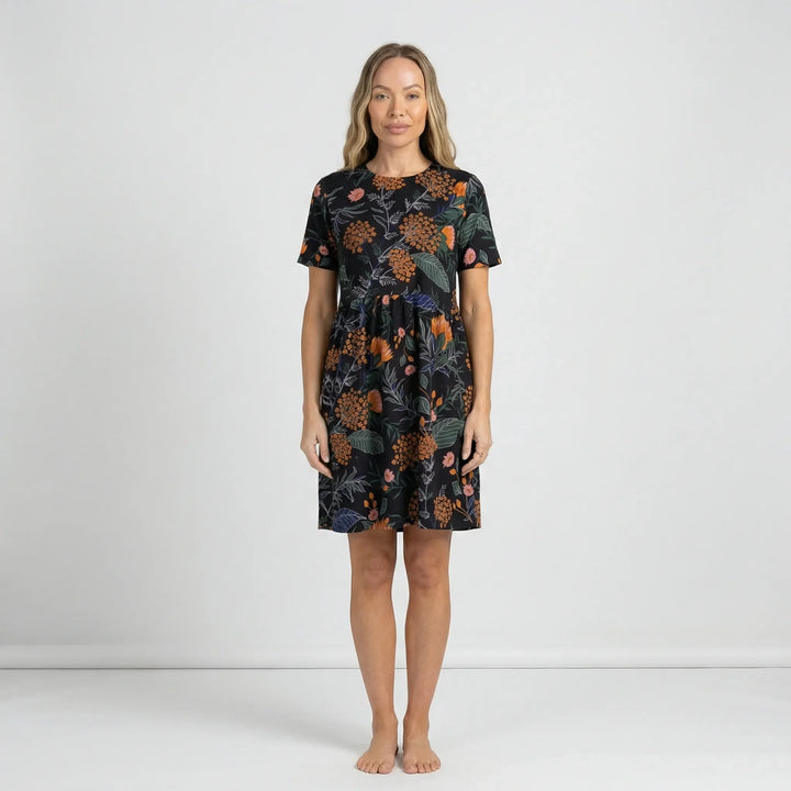 Botanisch Gemustertes Sommerkleid - Miray