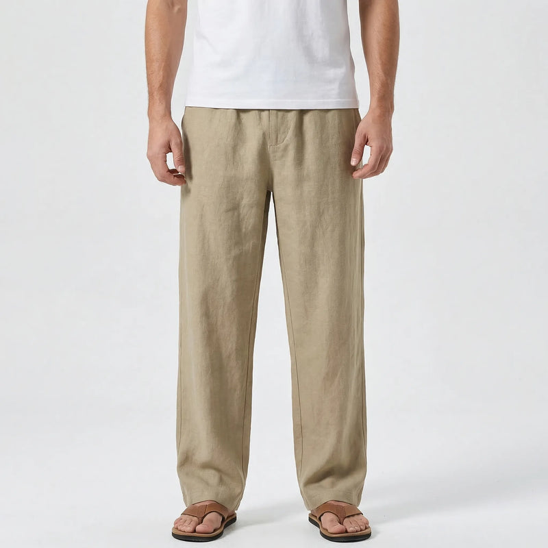 Breathable Wide-Leg Summer Trousers - Tyler