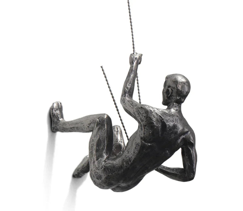 Bergsteiger-Wandskulptur – PeakFigures