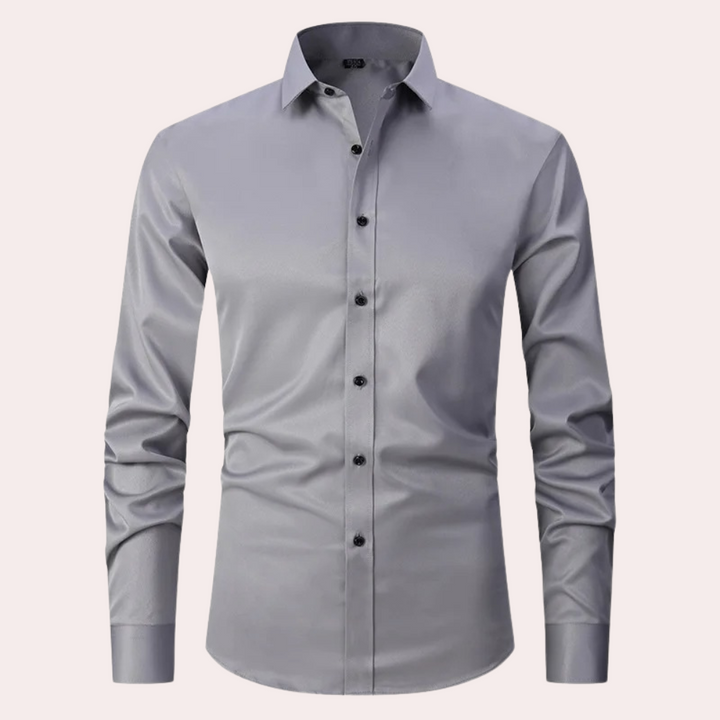 Wrinkle-free Stretch Hemd - Mailand