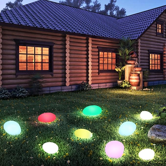 Stimmungsvolle Kabellose Gartenlampe - LumaStone