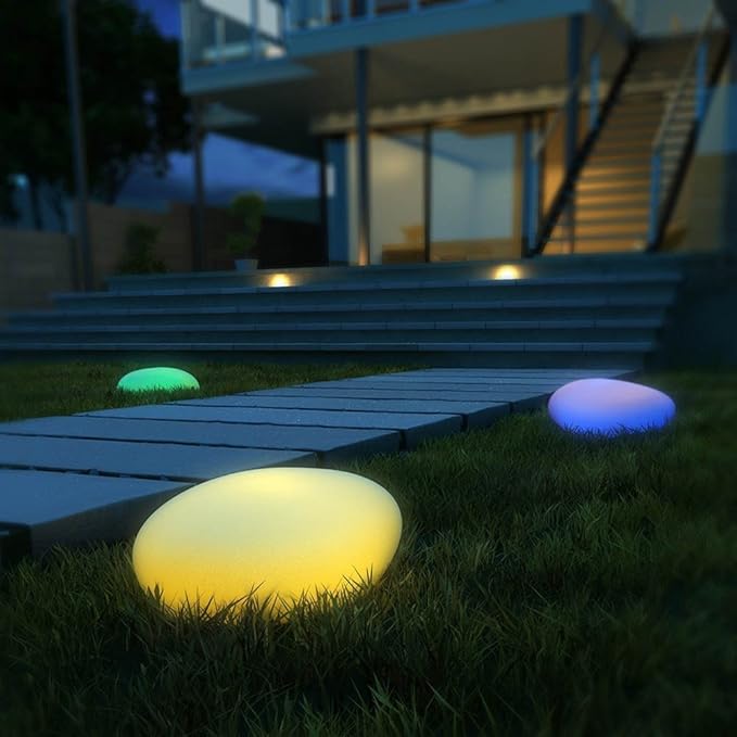 Stimmungsvolle Kabellose Gartenlampe - LumaStone