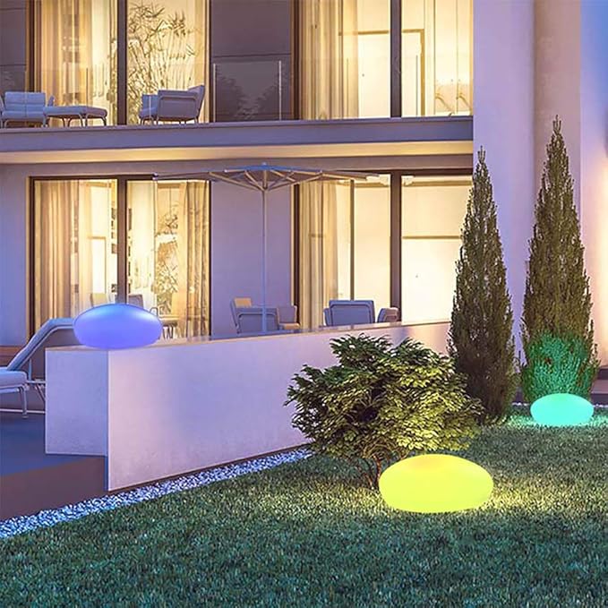 Stimmungsvolle Kabellose Gartenlampe - LumaStone