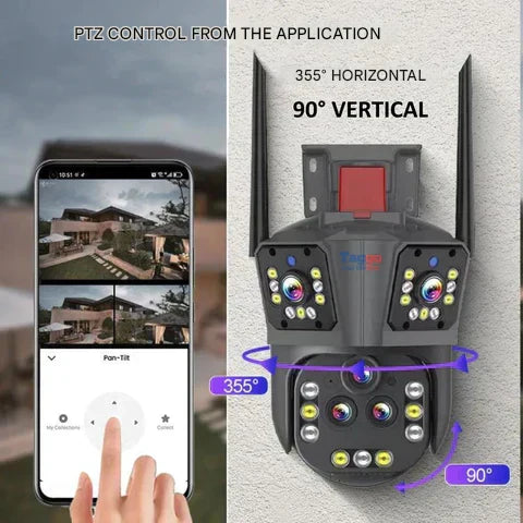 10K WLAN-Sicherheitskamera mit 20MP, 20-fachem Zoom – DualGuard Ultra 10K