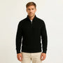 Cable-Knit Quarter-Zip Mens Jumper - Edmond